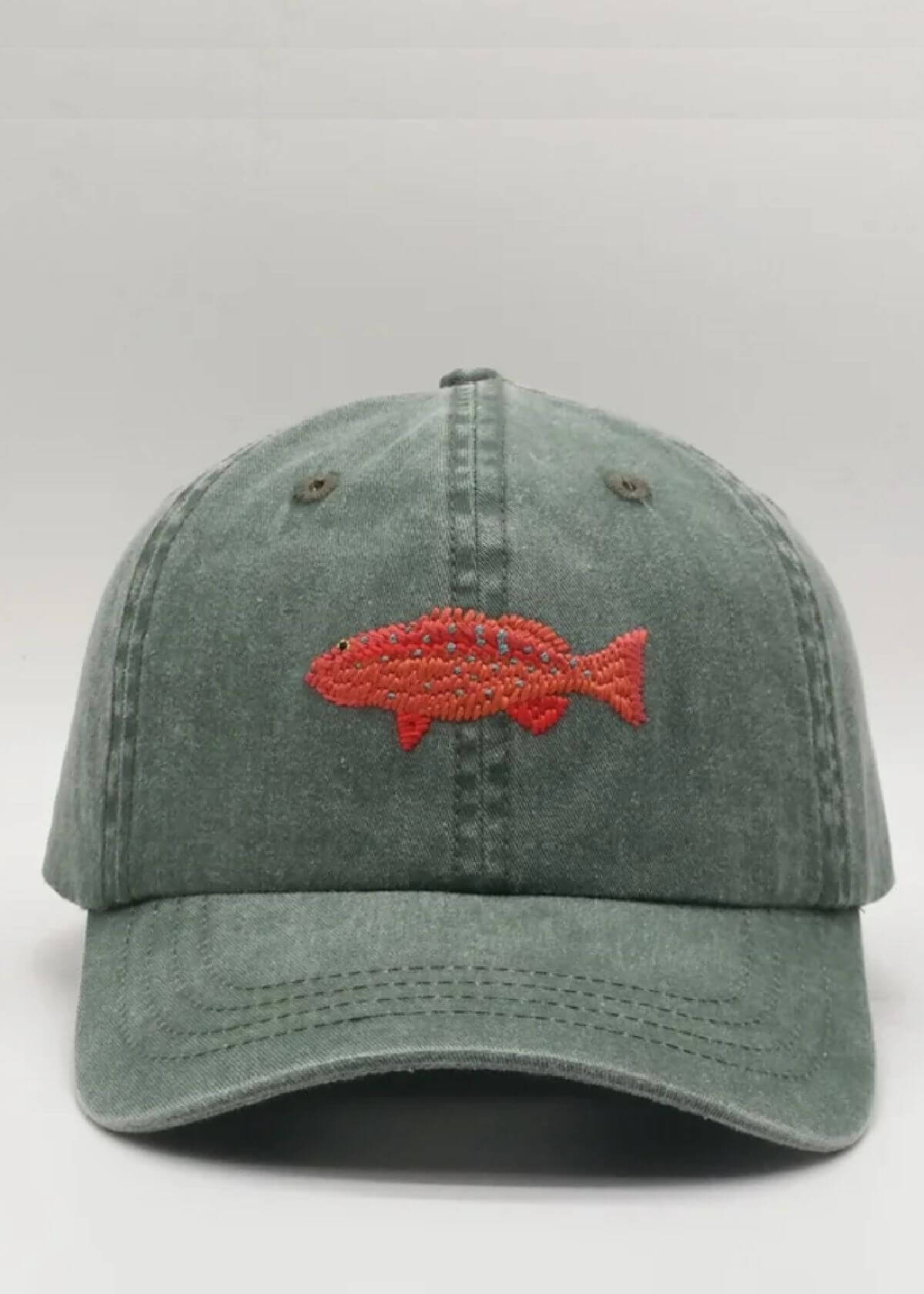 Fishing cap with curved peak and FishPoint logo